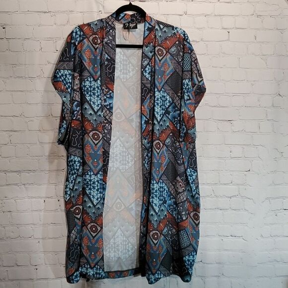 Reclaimed Vintage oversized open kimono size S - Picture 1 of 8